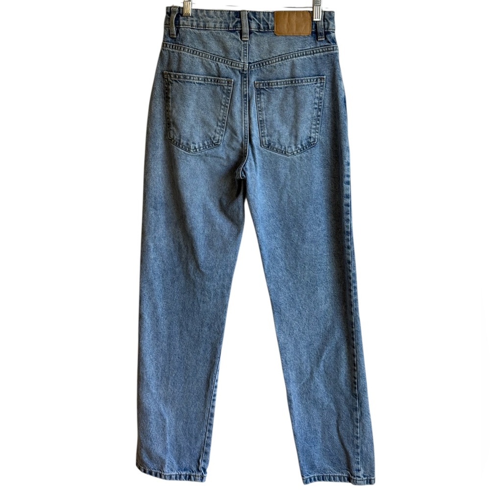 Cotton On Long Straight High Rise Light Wash Denim Jeans Size 4 - Picture 3 of 12